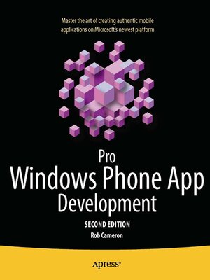 cover image of Pro Windows Phone App Development